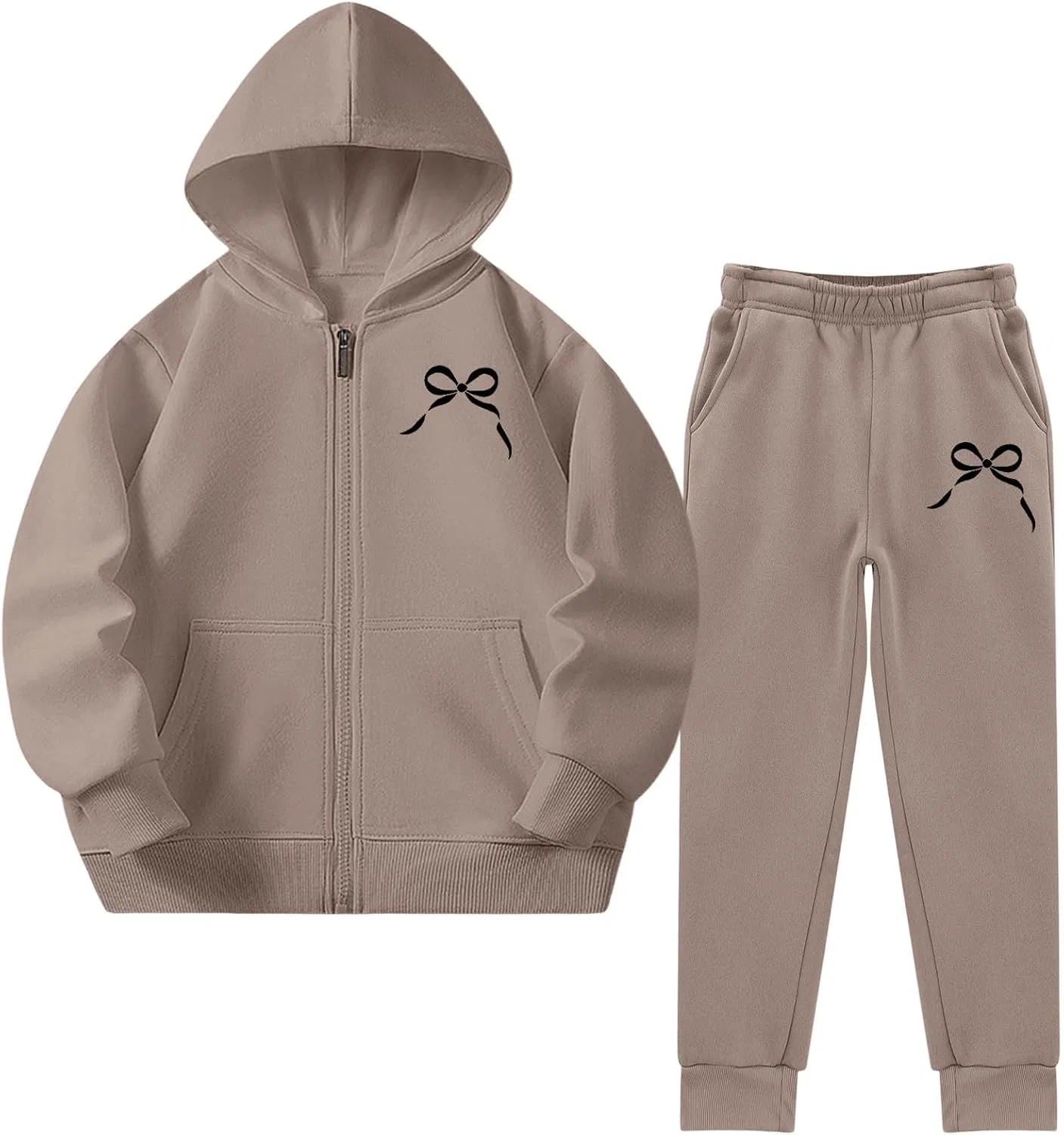 Спортивный костюм для девочек 2 предмета, Khaki