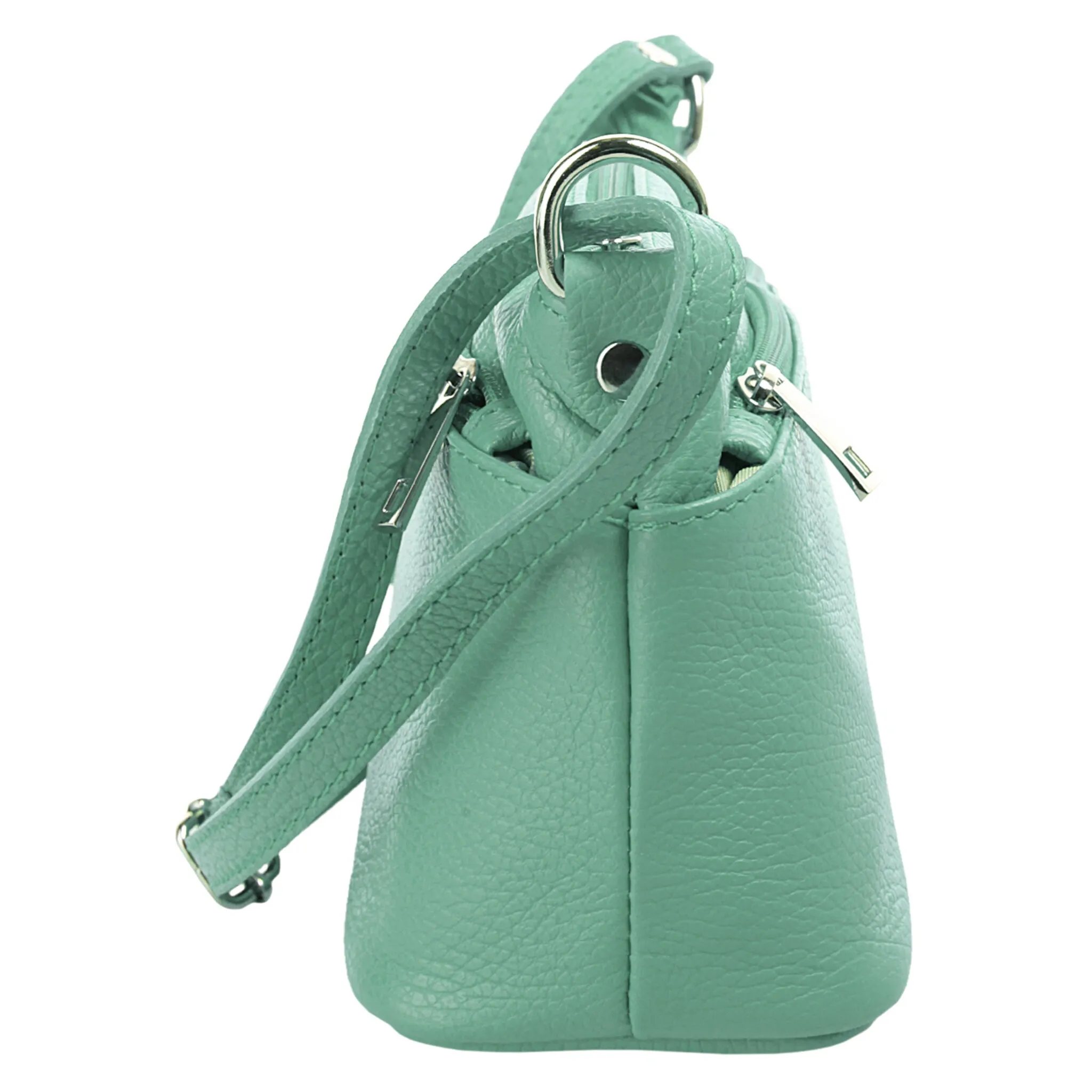 

Сумка через плечо Cluty, натуральная кожа, производство Италия, мятный, Зеленый, Сумка через плечо Cluty, натуральная кожа, производство Италия, мятный