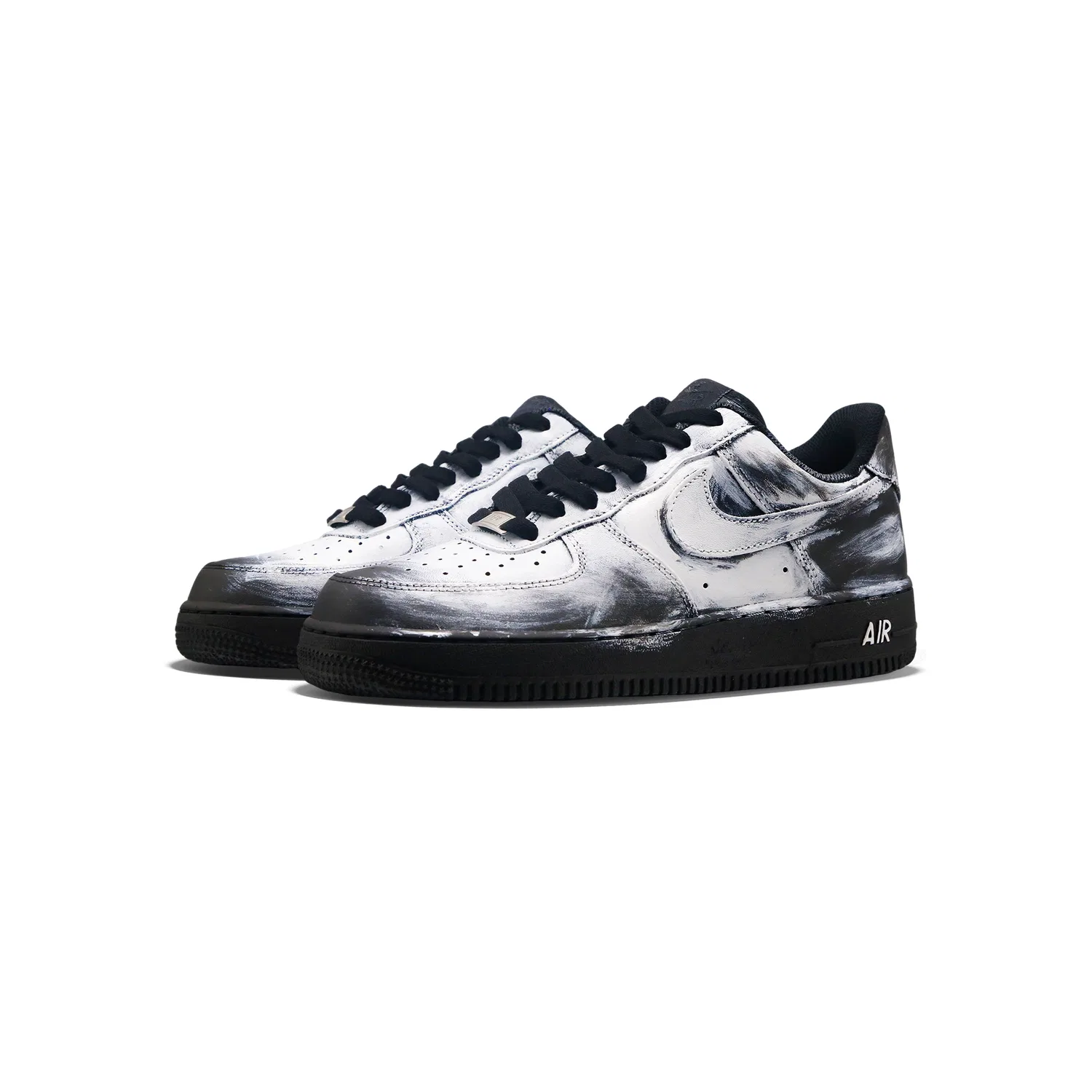 Кроссовки для скейтбординга Nike Air Force 1 Low Black — фото 4