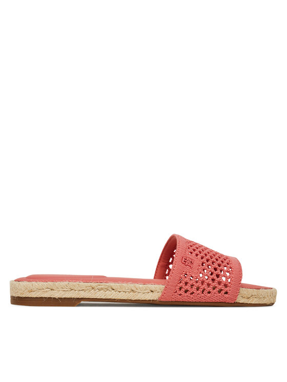 Эспадрильи Knit Mesh Espadrille Flat Sandal FW0FW08744 Tommy Hilfiger, красный