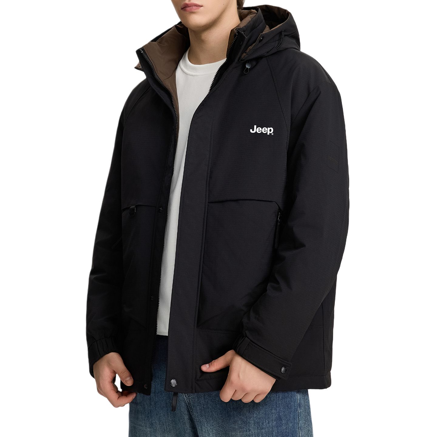 

Пуховик Leisure Collection Unisex Jeep, черный