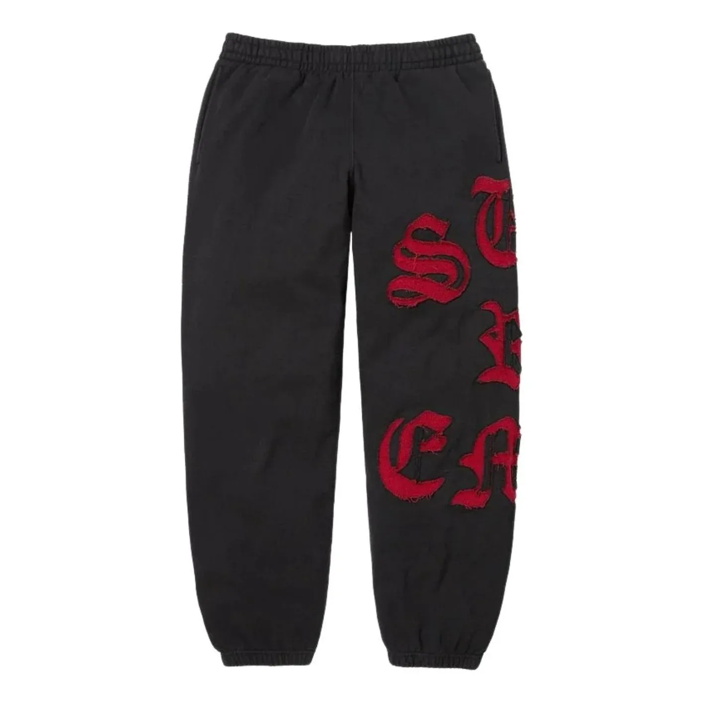 Спортивные штаны Supreme SS26 с вырезами, черные
