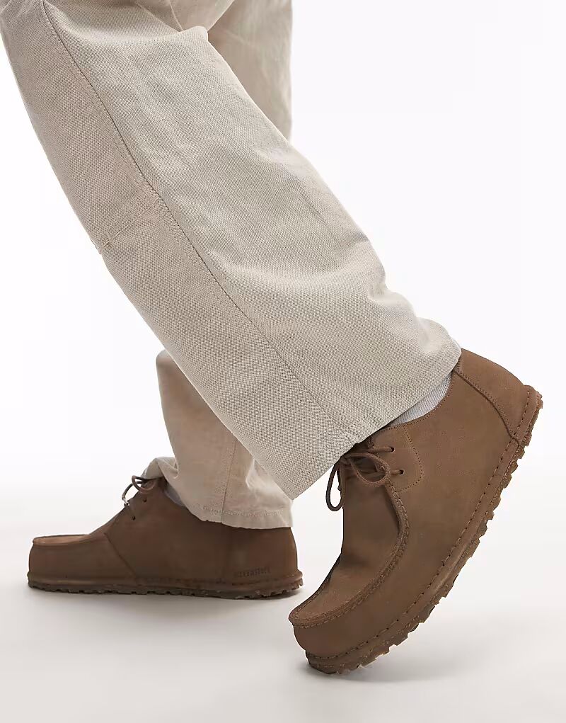 

Туфли Birkenstock Utti на шнурках серо-коричневого цвета