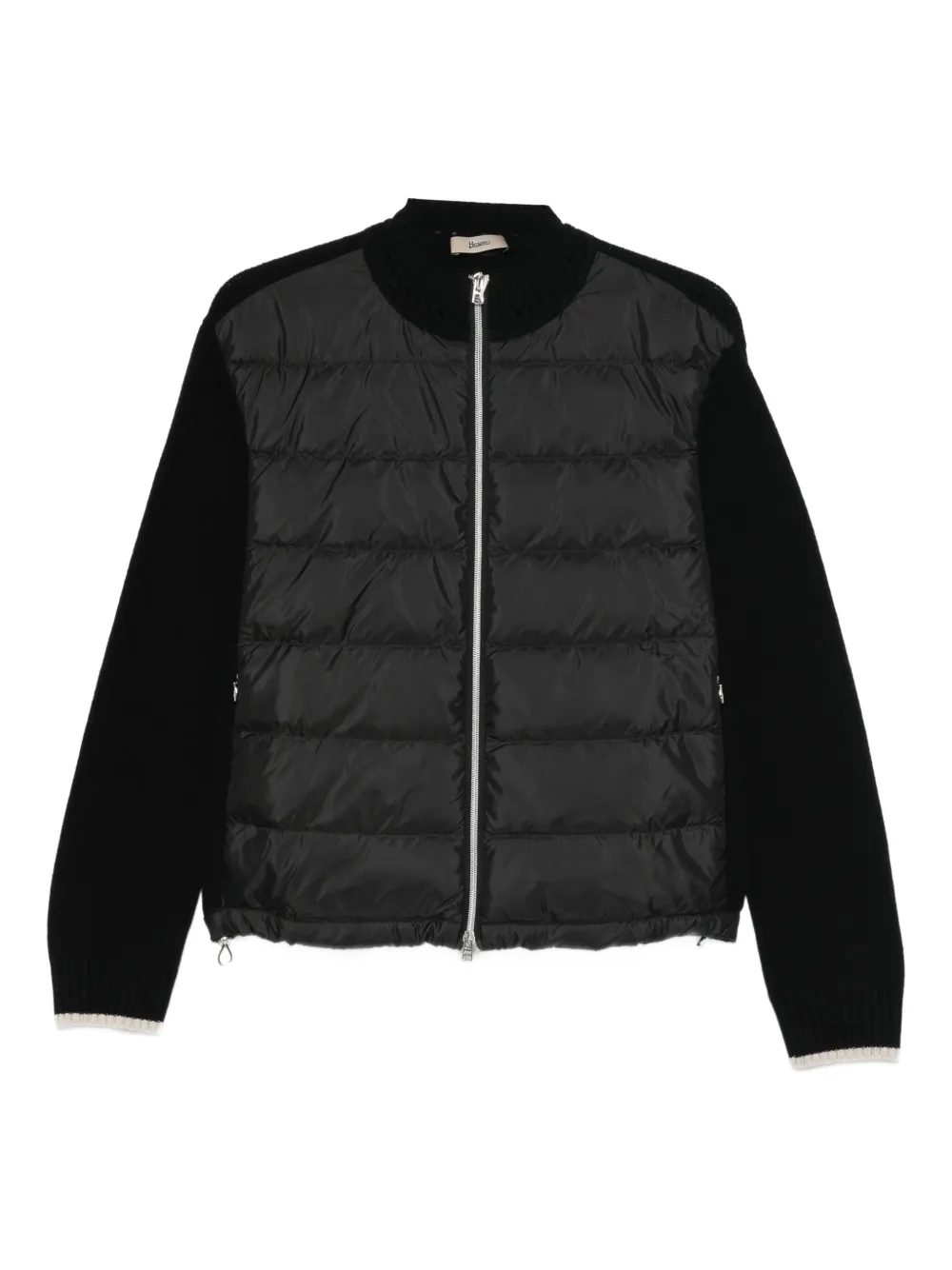 

Стёганый кардиган на молнии Herno, черный