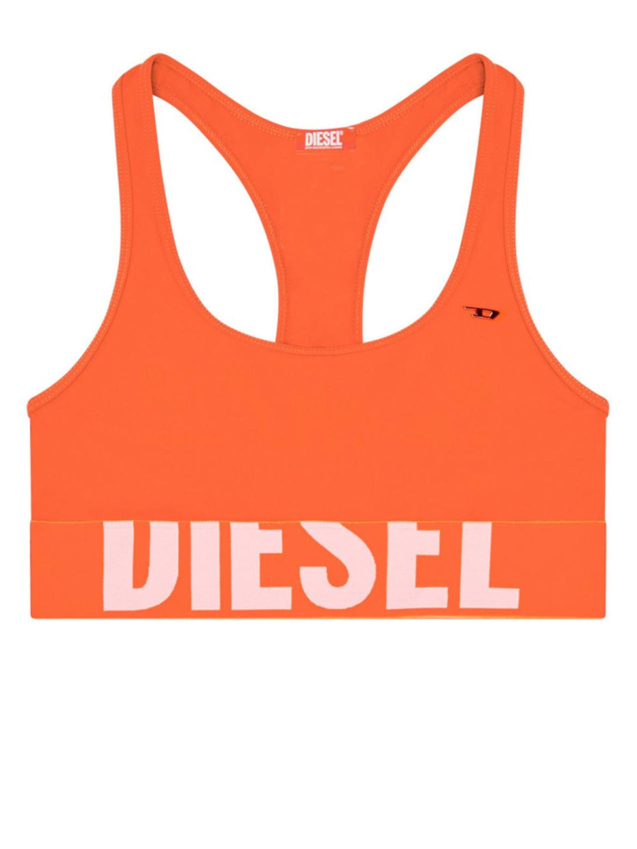 

Diesel топ бикини Race-Bralette-Xl-D-Pop, оранжевый