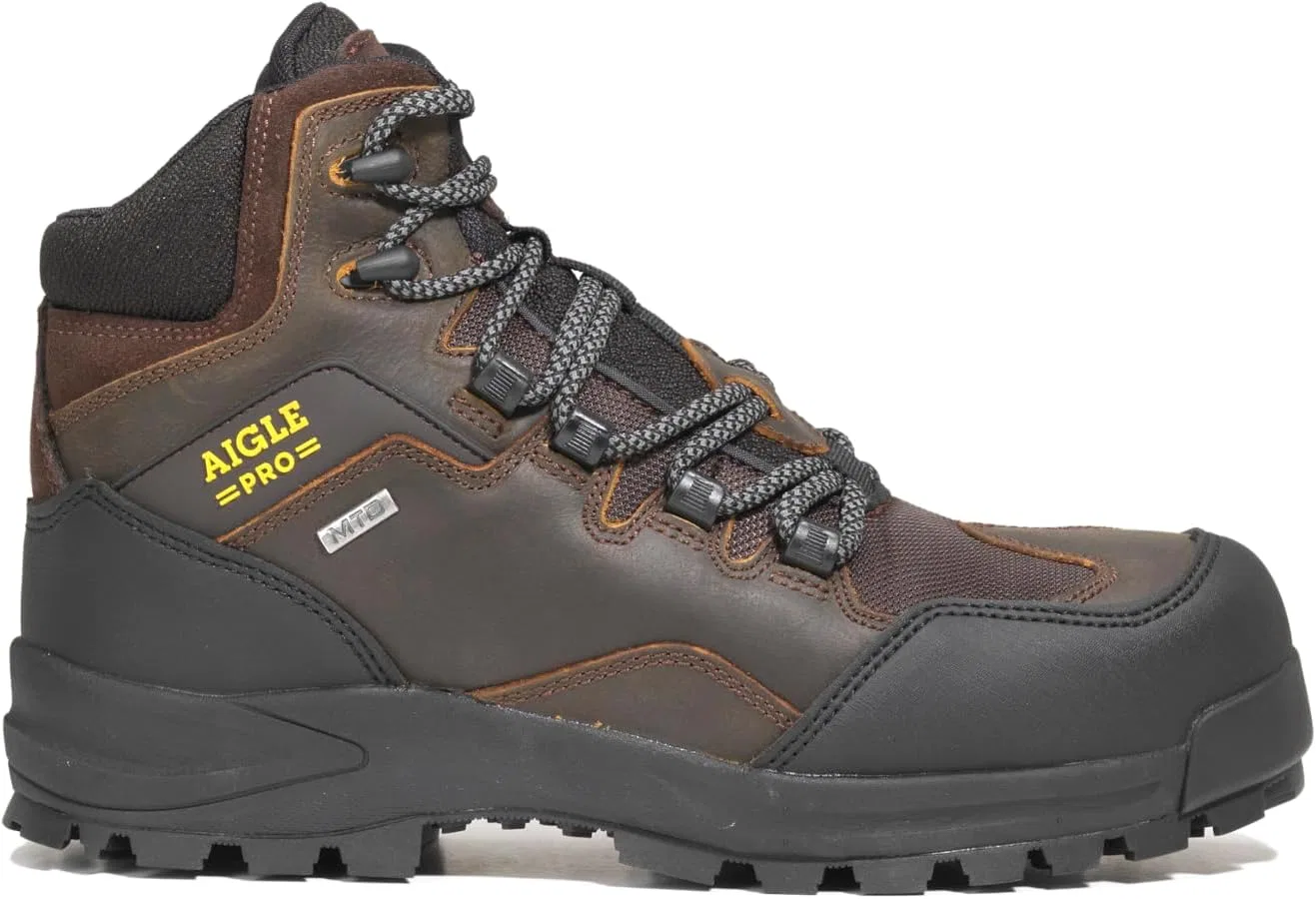 Мужские строительные ботинки Aigle Nassio Evo S3, Dark Brown