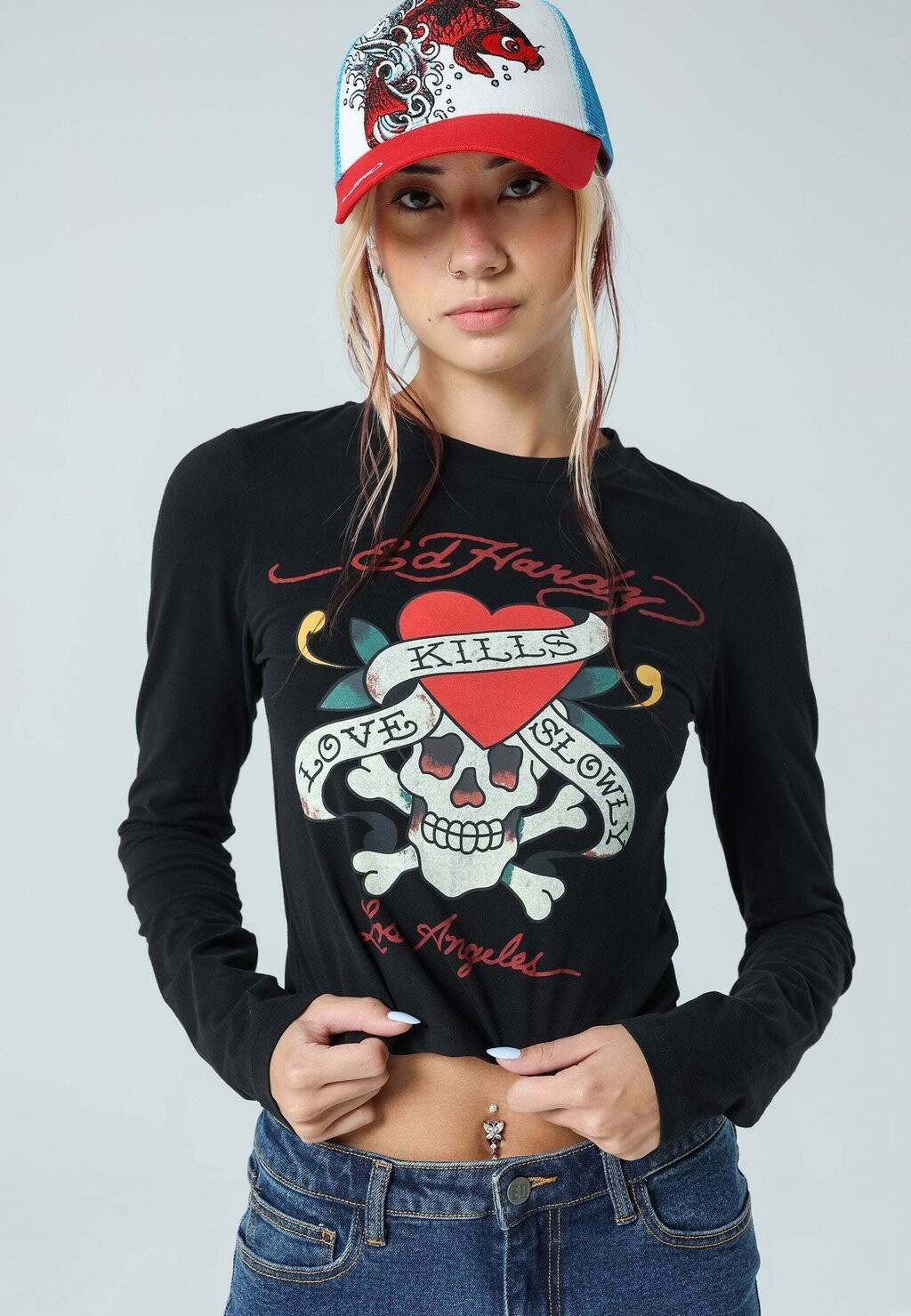 

Футболка с длинным рукавом Love Kills Long Sleeve Ed Hardy, черный