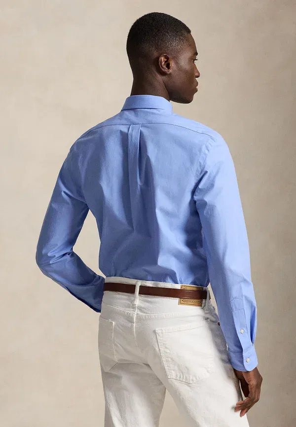 Рубашка из поплина с эффектом стрейч, slim fit, Polo Ralph Lauren, кабана блю — фото 3