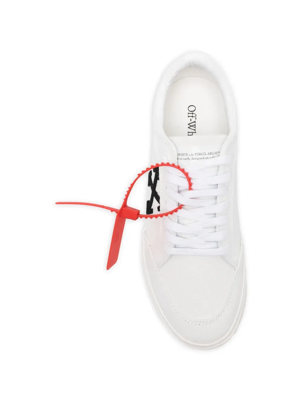 Низкие вулканизированные кроссовки Off-White, белый — фото 4