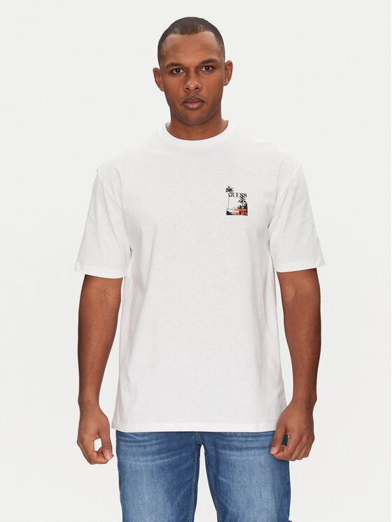 

Футболка оверсайз F5GI10 I3Z14 Guess, белый