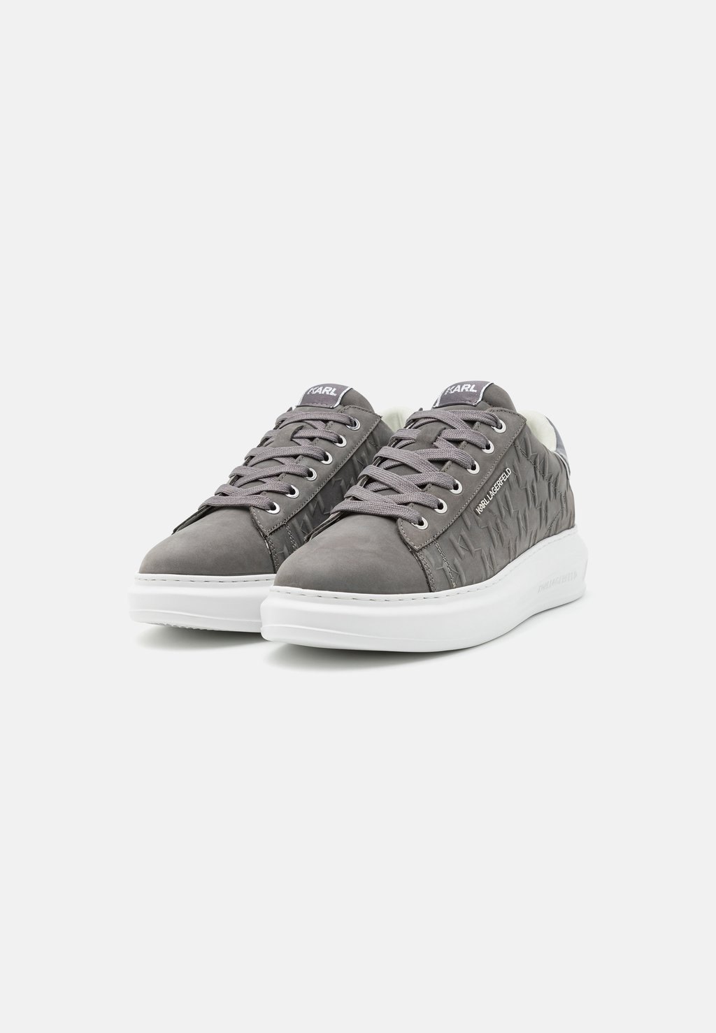 

Кроссовки KAPRI MENS MONOGRAM EMBOSS KARL LAGERFELD, серый