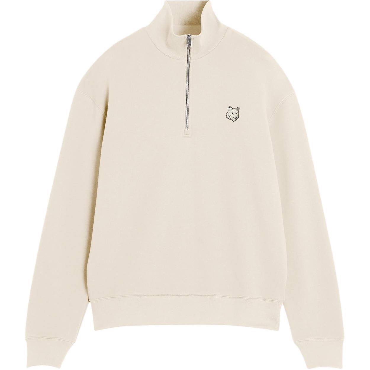

Maison Kitsune Толстовка Maison Kitsuné Bold Fox Head Patch Comfort с застежкой-молнией до середины груди