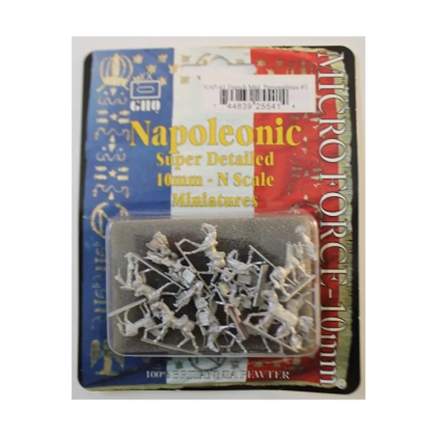 

Конные личности №1, Micro Force Napoleonic Figures - French Cavalry (10mm)