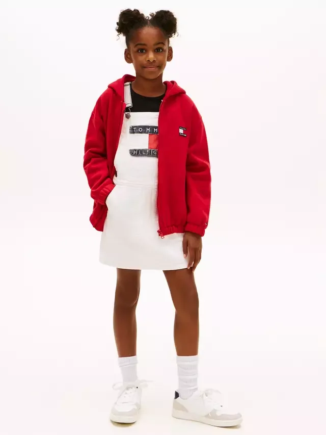Детское платье-комбинезон Наследие, натуральный цвет Tommy Hilfiger