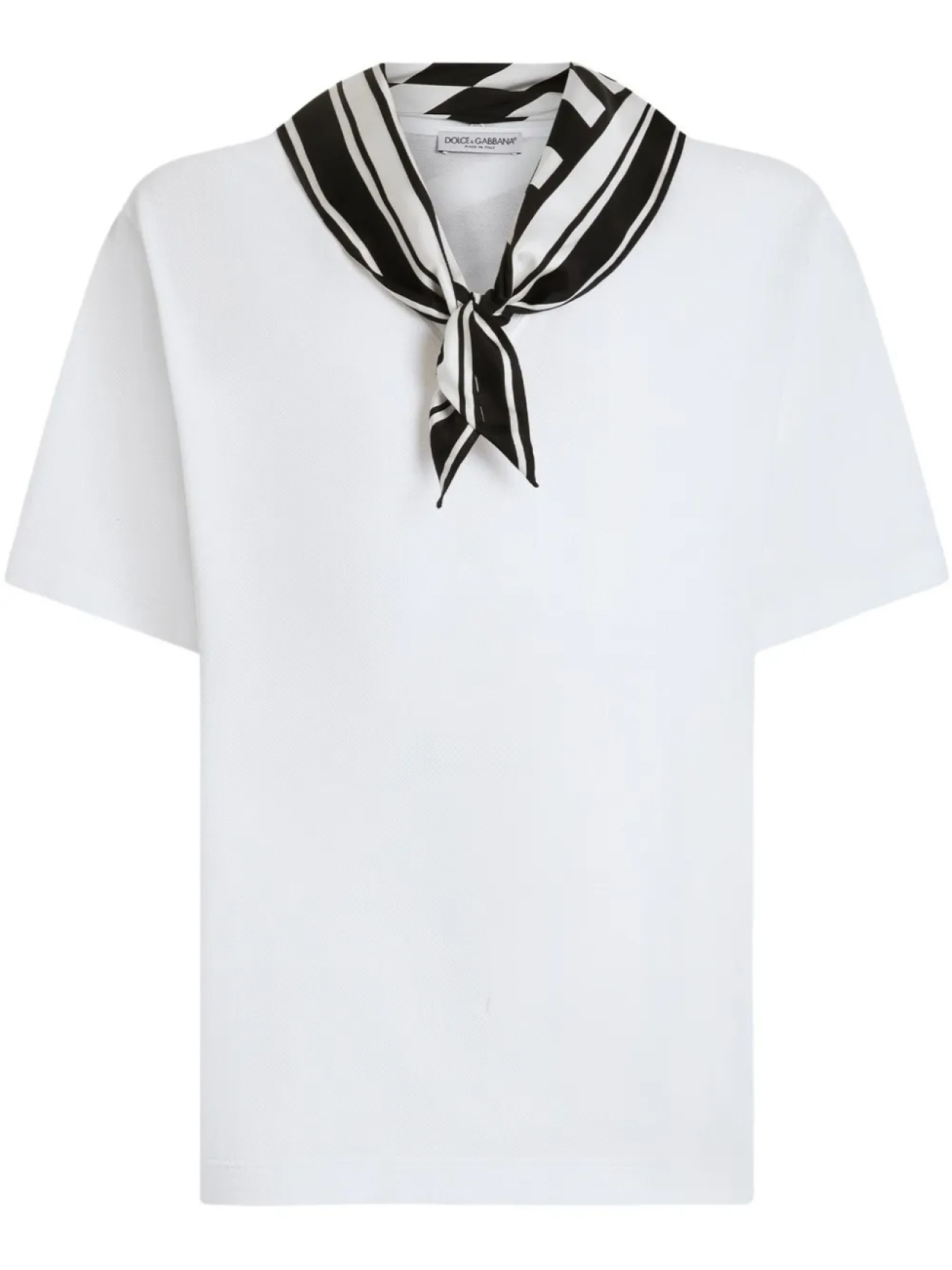 

Футболка с шарфом Dolce & Gabbana, белый