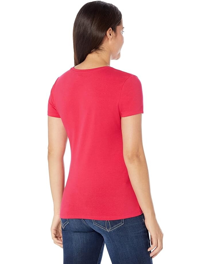 

Футболка U.S. POLO ASSN. Stretch Crew Neck Tee, цвет Electric Fuchsia