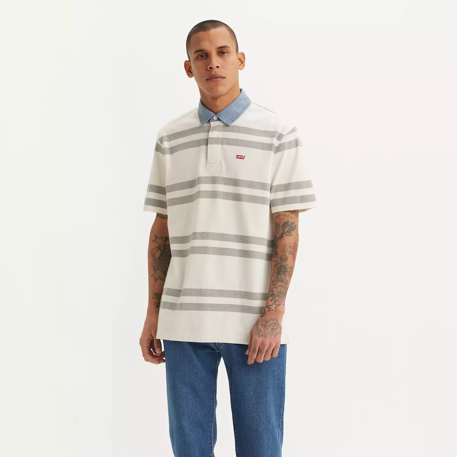 

Классическая рубашка для регби с короткими рукавами Levi's, мультиколор