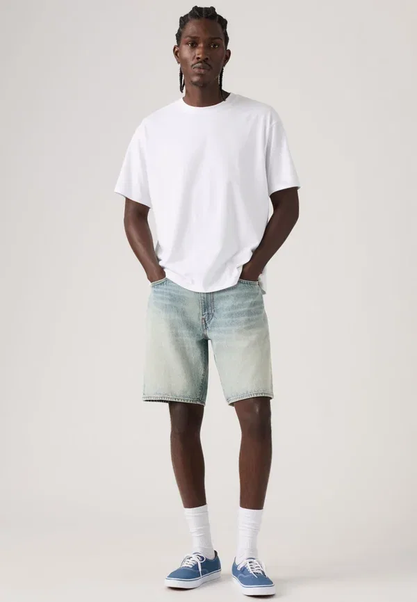 Шорты свободные джинсовые Levi'S, модель 468 loose shorts denim shorts, цвет светло-спортивный — фото 2