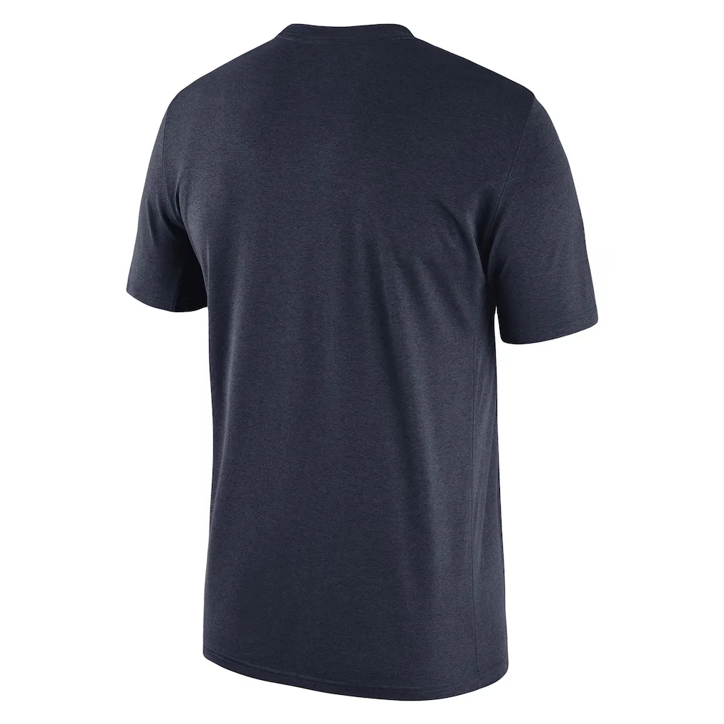 Nike Футболка Dri Fit мужская Marine Blue Crew Neck Moderate — фото 3