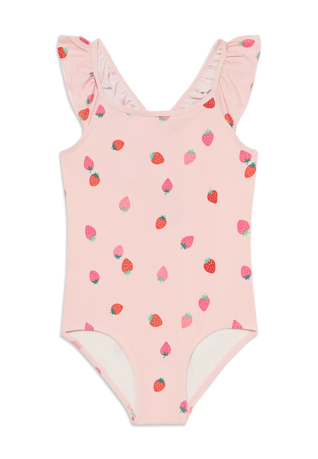 

Купальный костюм SWIMSUIT STRAPS WITH FLOUNCES Lindex, цвет Light Dusty Pink
