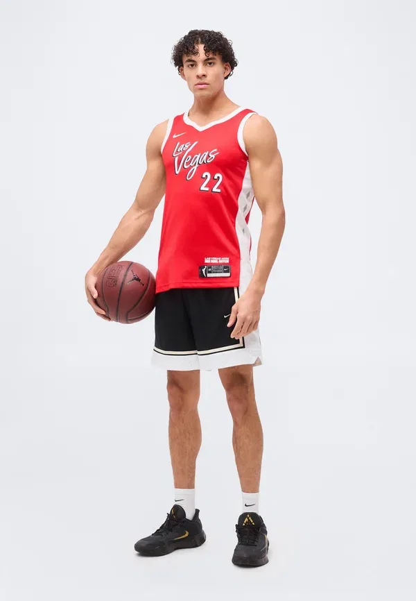 Футболка Nike Performance Wnba Las Vegas Aces 26 Aja Wilson Club Wear, университетский красный — фото 3