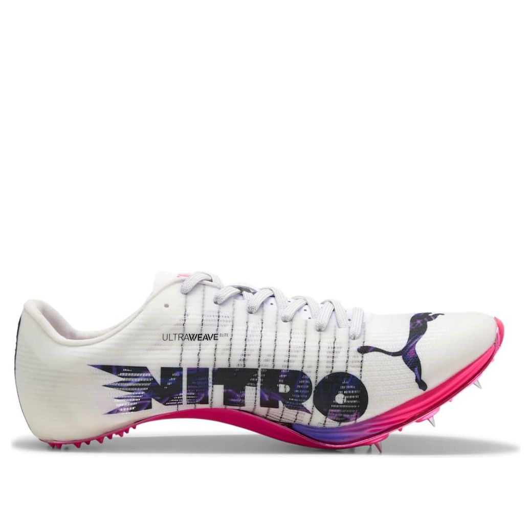 Кроссовки PUMA evoSPEED Sprint Nitro Elite 2 Digitokyo Spikes 'White Black Charm Pink' — фото 2