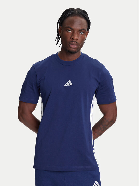 

Футболка обычного кроя Essentials 3-Stripes JE6399 Adidas, синий