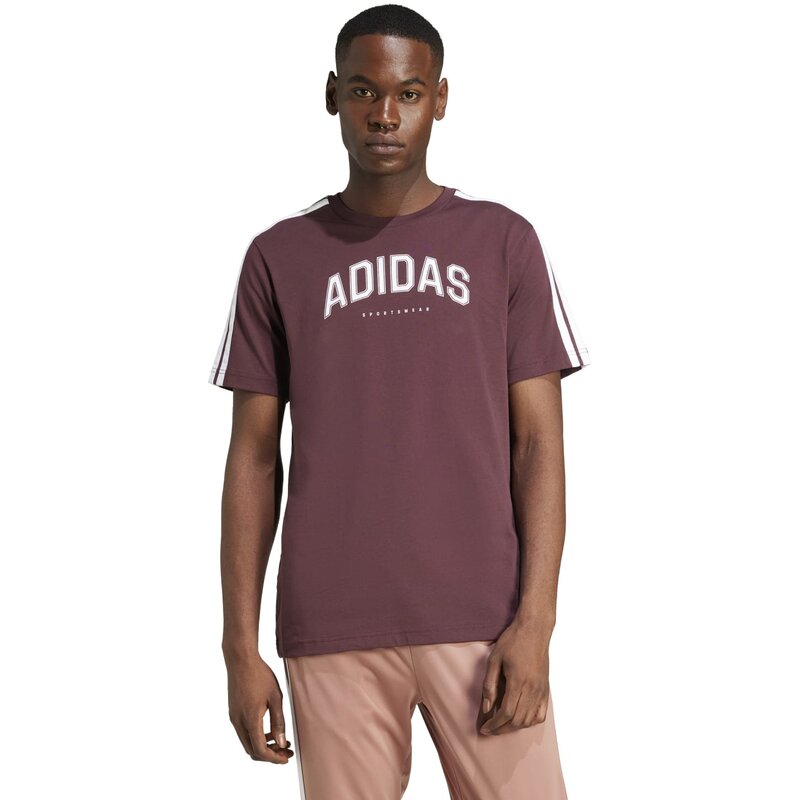 Коды рубашек студенческие линейные графические Adidas, цвет aurrub — фото 2