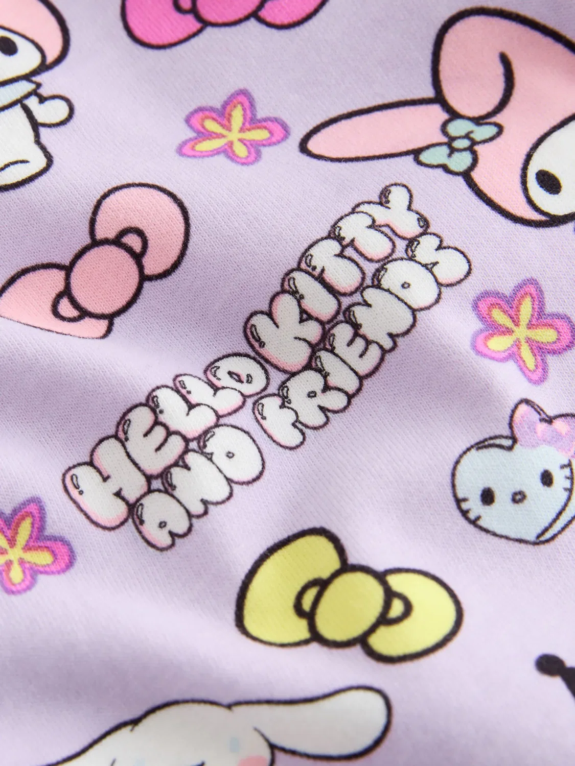 Пижама Next Hello Kitty лавандового цвета — фото 3