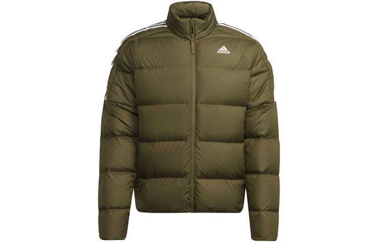 

Пуховик мужской оливковый Adidas, оливково-зеленый