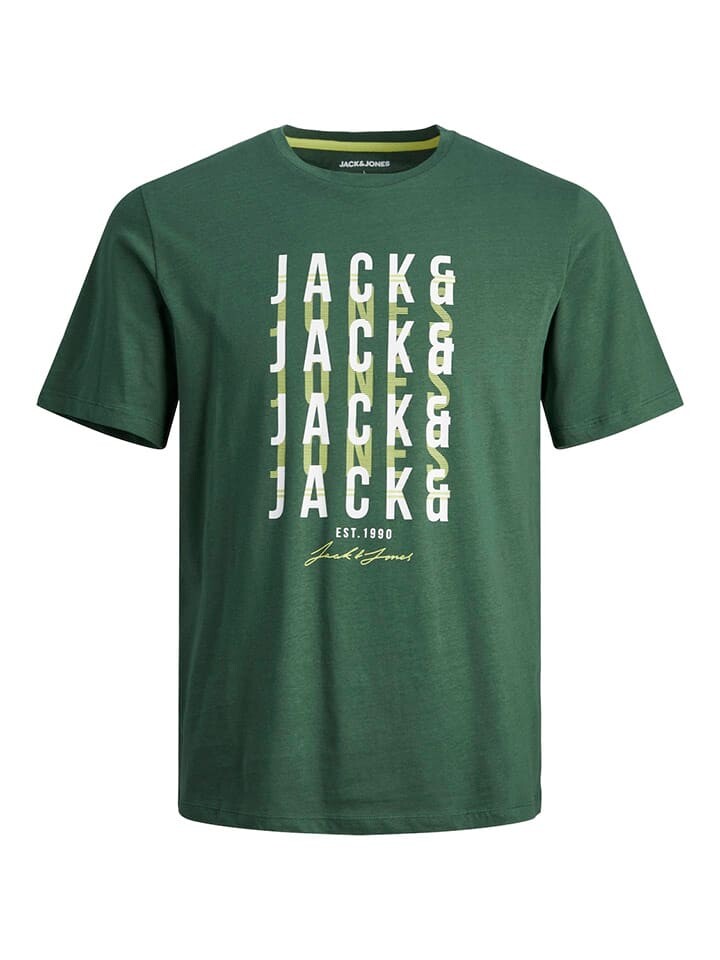 

Футболка Jack & Jones Delvin, зеленый