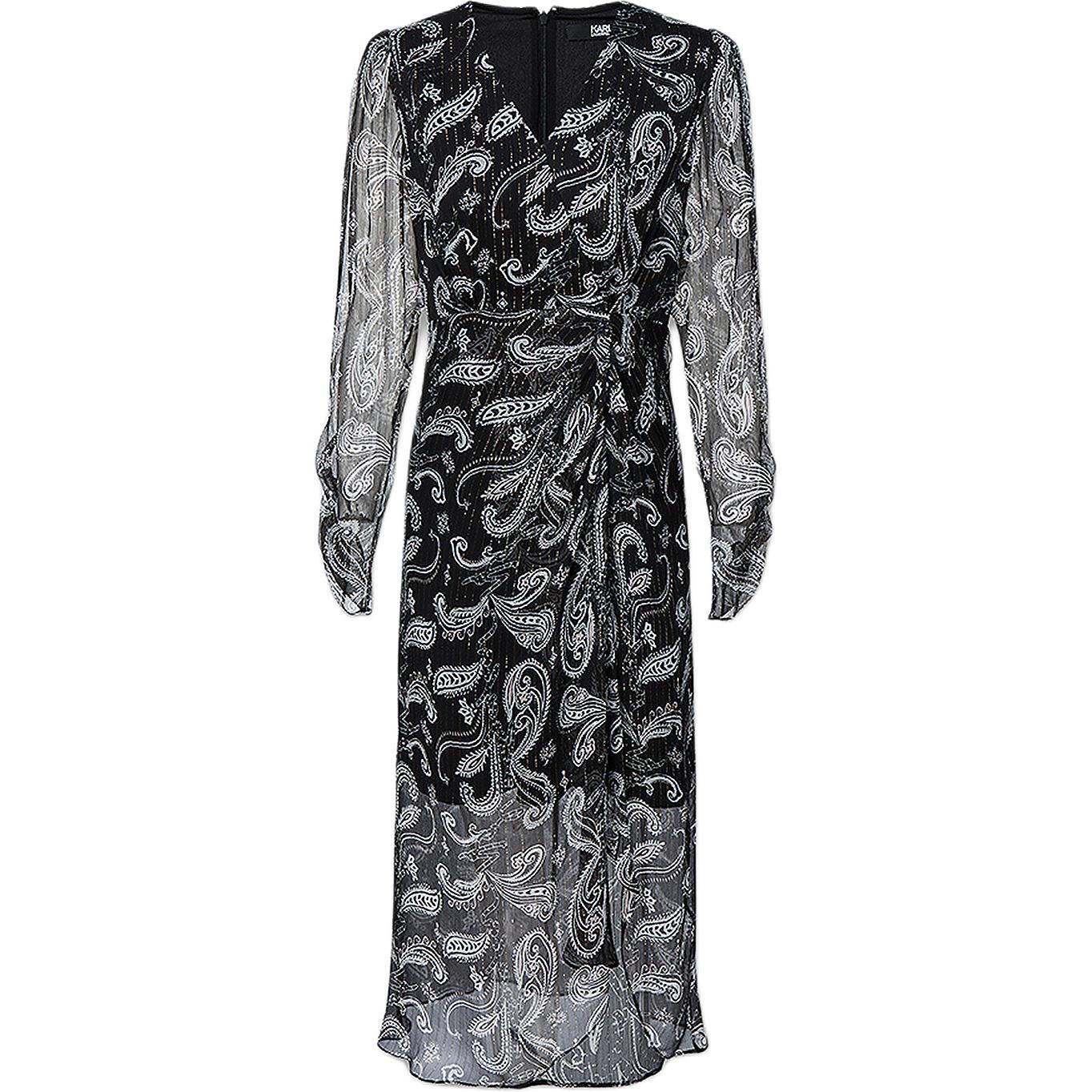 

Karl Lagerfeld FW25 платье с длинными рукавами женское KARL LAGERFELD / Karl Lagerfeld Jeans, черный