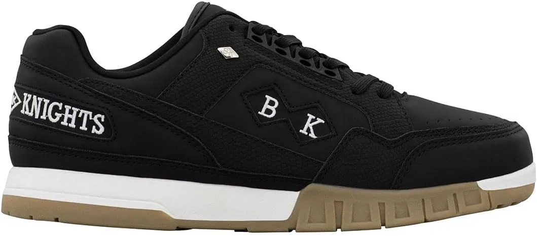 Кроссовки British Knights Herren Metros, Black, White, Light Brown Rubber — фото 2