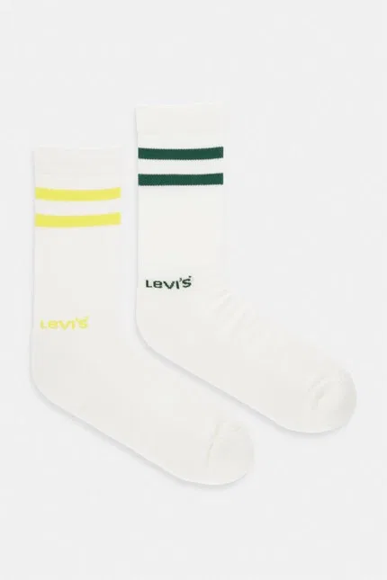 Носки из хлопка модель Skarpety z bawełną Levi's, бежевый