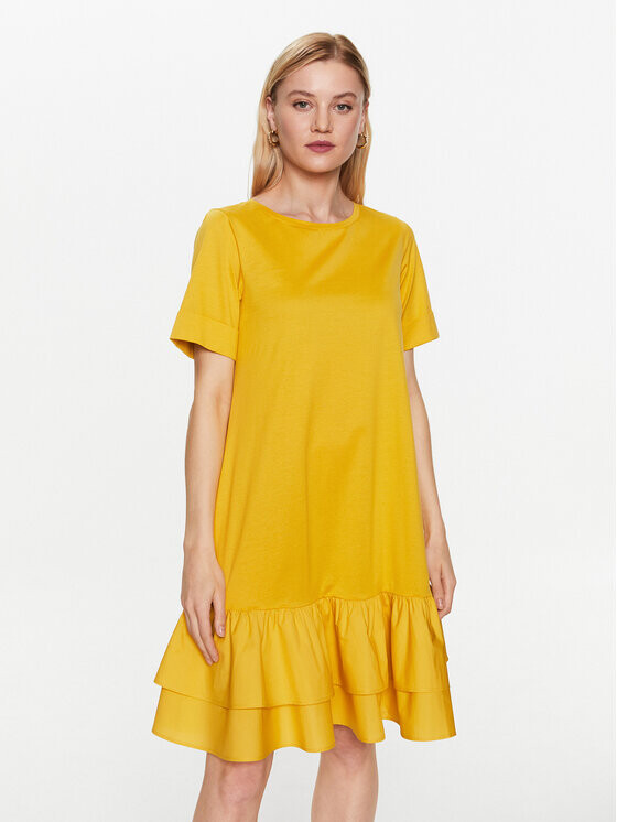 

Платье на каждый день, стандартного кроя Weekend Max Mara, желтый