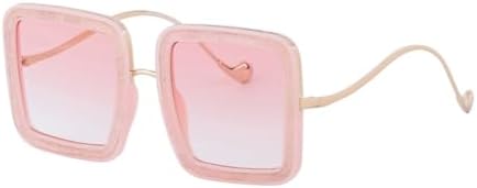 

Крупные солнцезащитные очки с кристаллами для женщин, бриллиантовые солнцезащитные очки, женские солнцезащитные очки с защитой от УФ-излучения UV400 и стразами generic, C8 Gold Pink