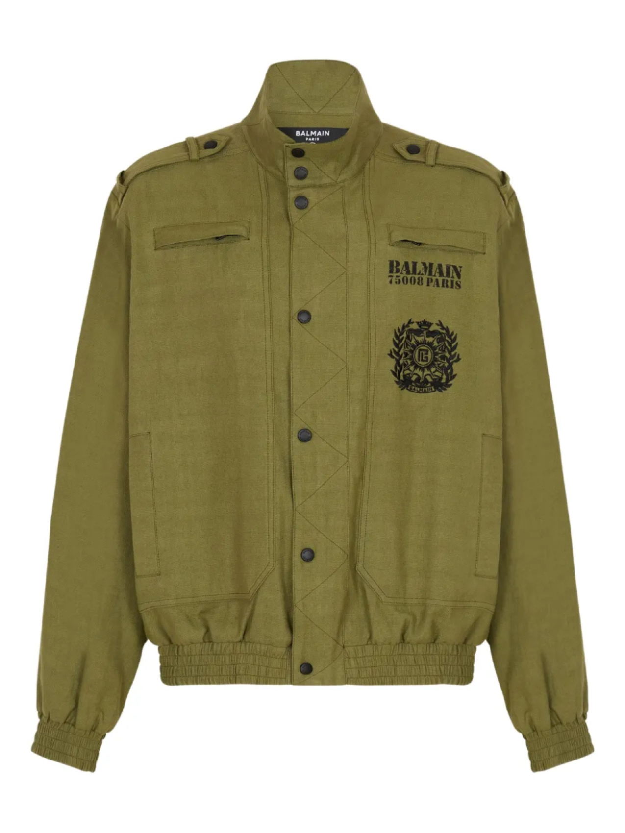 

Balmain куртка с логотипом, зеленый