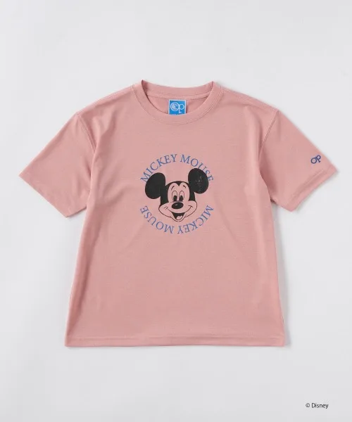 Детская футболка Disney Микки Маус, с защитой от УФ, розовая