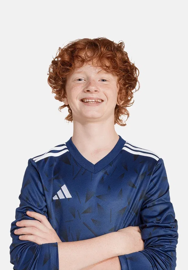 Футбольная лонгслив Adidas Performance, сине-белый