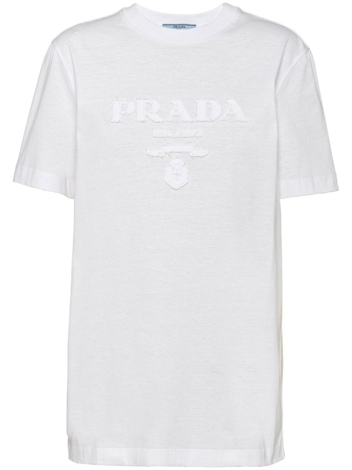 

Prada футболка с логотипом, белый