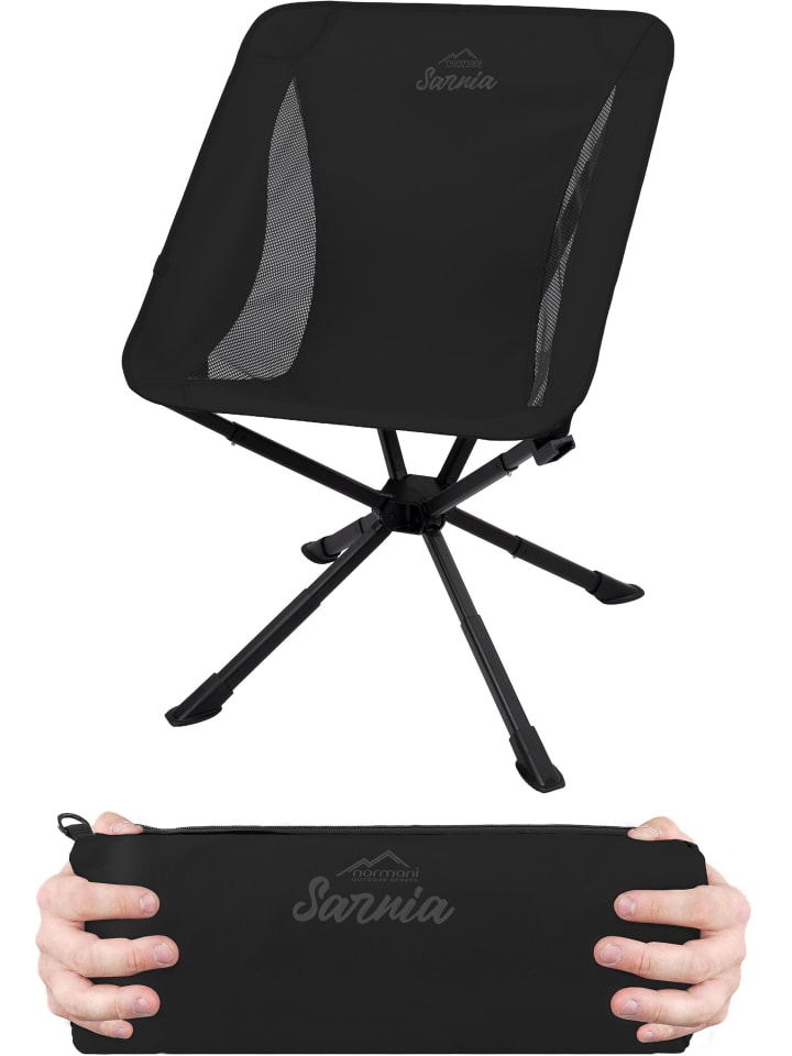 

Normani Outdoor Sports Кемпинговый стул Sarnia черного цвета