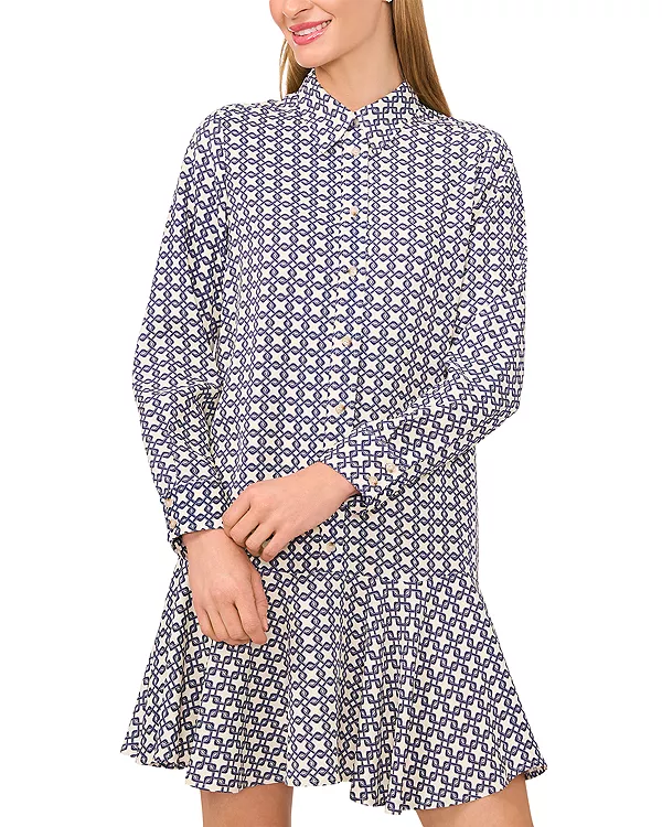 

Платье с заниженной талией и оборками по низу Ted Baker, мультиколор