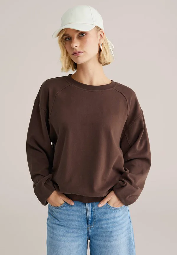 

Толстовка We Fashion, Dark Brown, Серый, Толстовка We Fashion, Dark Brown