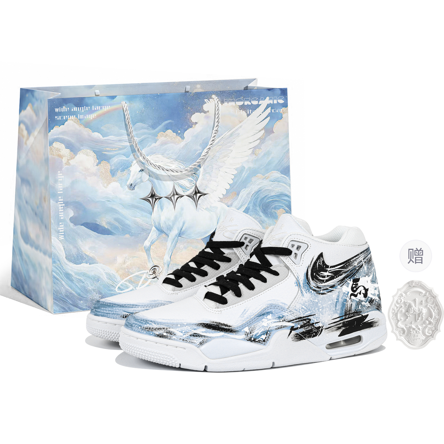 

Nike Кроссовки Flight Legacy Vintage Unisex Mid top Blue/Black