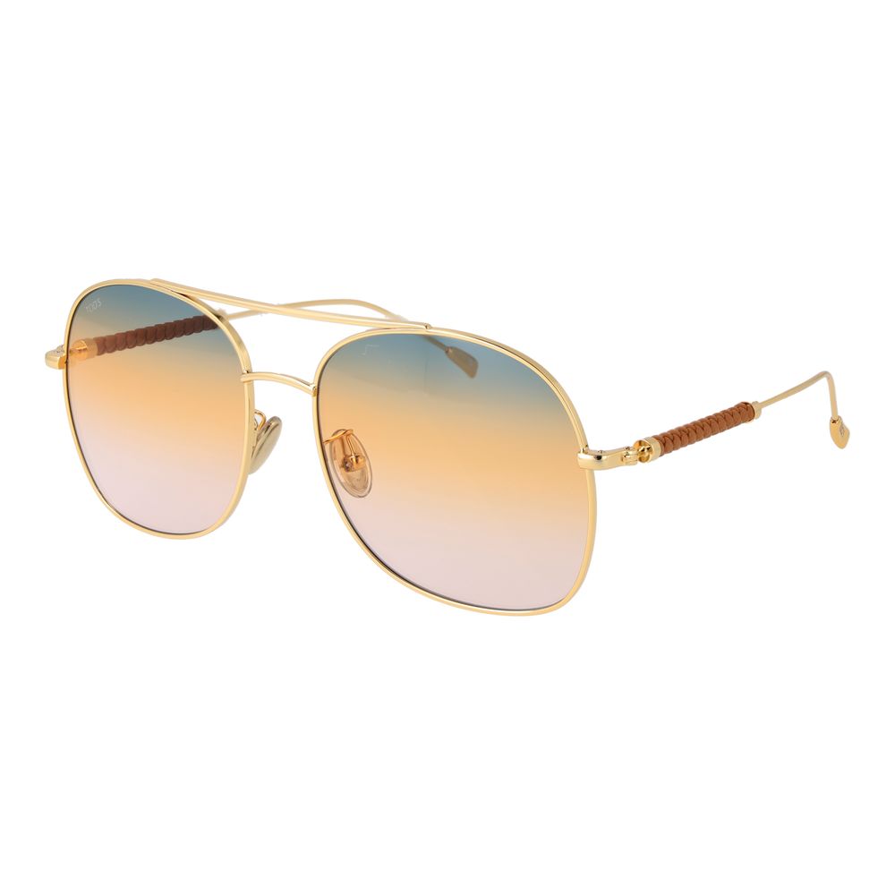 

Золотые женские солнцезащитные очки Tod'S, Gold