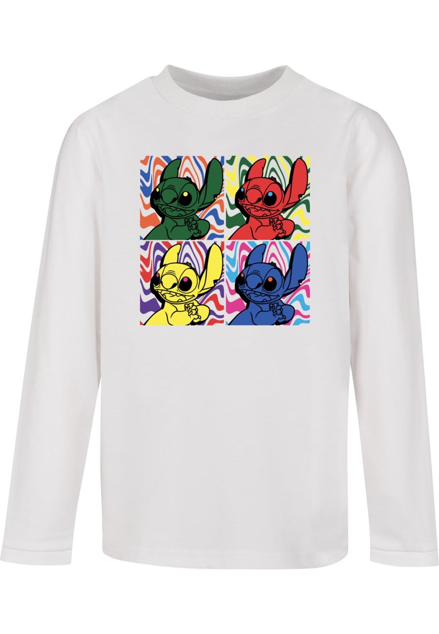 

Лонгслив ABSOLUTE CULT Shirt Lilo And Stitch - Pop Art, белый