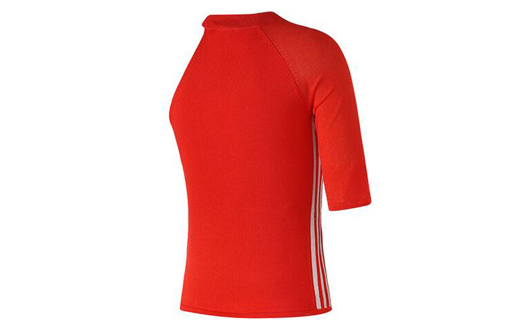 Футболка женская красная Adidas Originals — фото 2