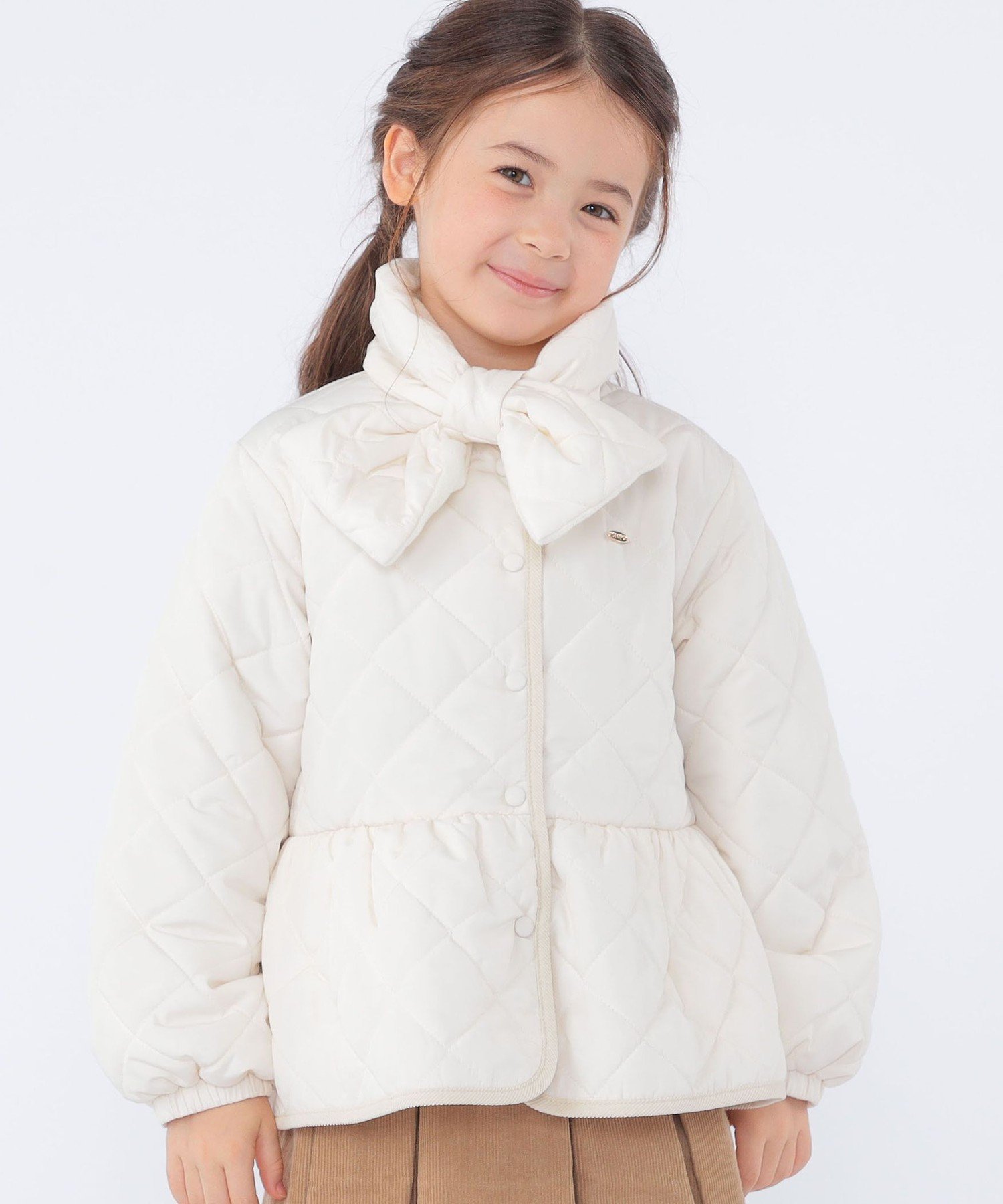 Детская куртка с баской (100-130 см) / <можно стирать в машине> SHIPS KIDS, Ivory — фото 4