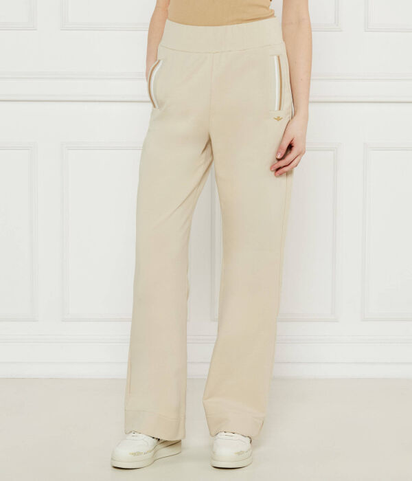 

Брюки Flare fit Aeronautica Militare, зеленый