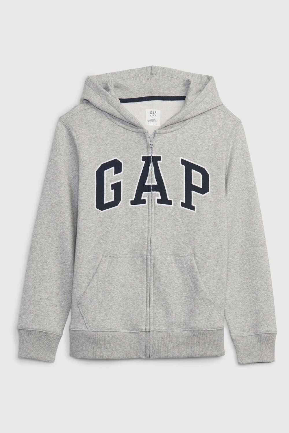 

Толстовка на молнии с логотипом Gap, серый